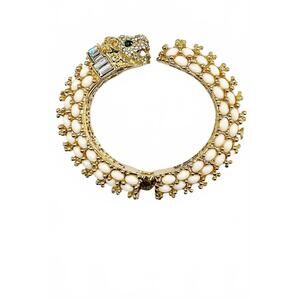 NEW GARLAND BAGS women's single leopard bracelet in white